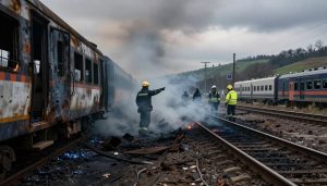 Brandanschlag auf die Bahnstrecke zwischen Hamburg und Cuxhaven